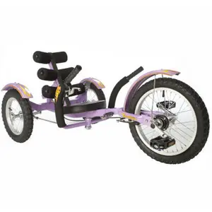ASA Products  16 in. Mobo Mobito Three Wheel Cruiser - Purple