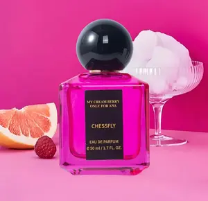 CHESSFLY My Cream Berry Only for Ana Luxury Perfume for Women | Gourmand Raspberry Scented Eau de Parfum | 1.7 Fl Oz Long Lasting Spray