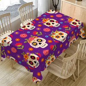 Mexican Traditional Pattern Tablecloth, Rectangular Tablecloth, Table Decoration Supplies for Home Kitchen Dining Room Wedding Party