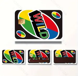 Credit Card Skin Stickers -Credit Card Cover Removable, Sustainable PVC Decals for Personalized Card Protection