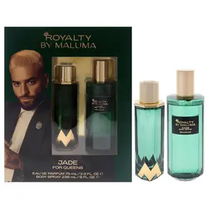 Jade by Royalty By Maluma for Women 2 Pc Gift Set 2.5oz EDP Spray, 8oz Body Spray