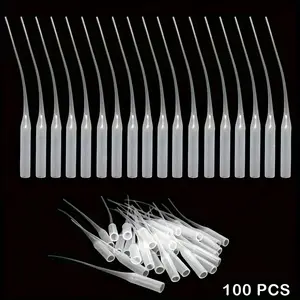 Precision Glue Applicator, 100/300/500/1000 Plastic Tip Set, Ideal for Art Crafts, Guitar Fretboard, DIY Applications