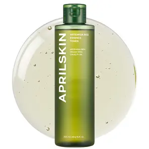 [APRILSKIN Official Shop]Artemisia Rice Toner (200ml) |  Korean Mugwort Hydrating Toner | Soothing Toner for All Skin Type |Korean Skincare | Glass Glow