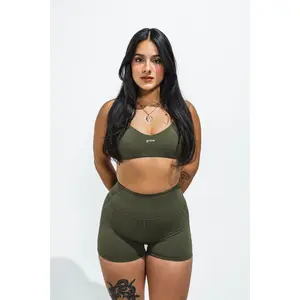 Form Cross-Back Sports Bra | Sculpting Flattering Fit Medium Support Soft Stretch for Pilates Training & Everyday