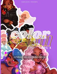 Color & Chill : an INTERACTIVE Coloring Book for Adults, Teens and Tweens | Relax and Vibe out to it's matching musical tunes | Motivational