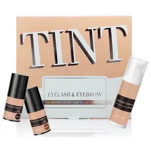 Henna Eyebrow and Eyelash Tint Semi Permanent Stain Hybrid Dye Kit