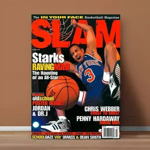 Magazine March 1995 John Starks Cover Poster