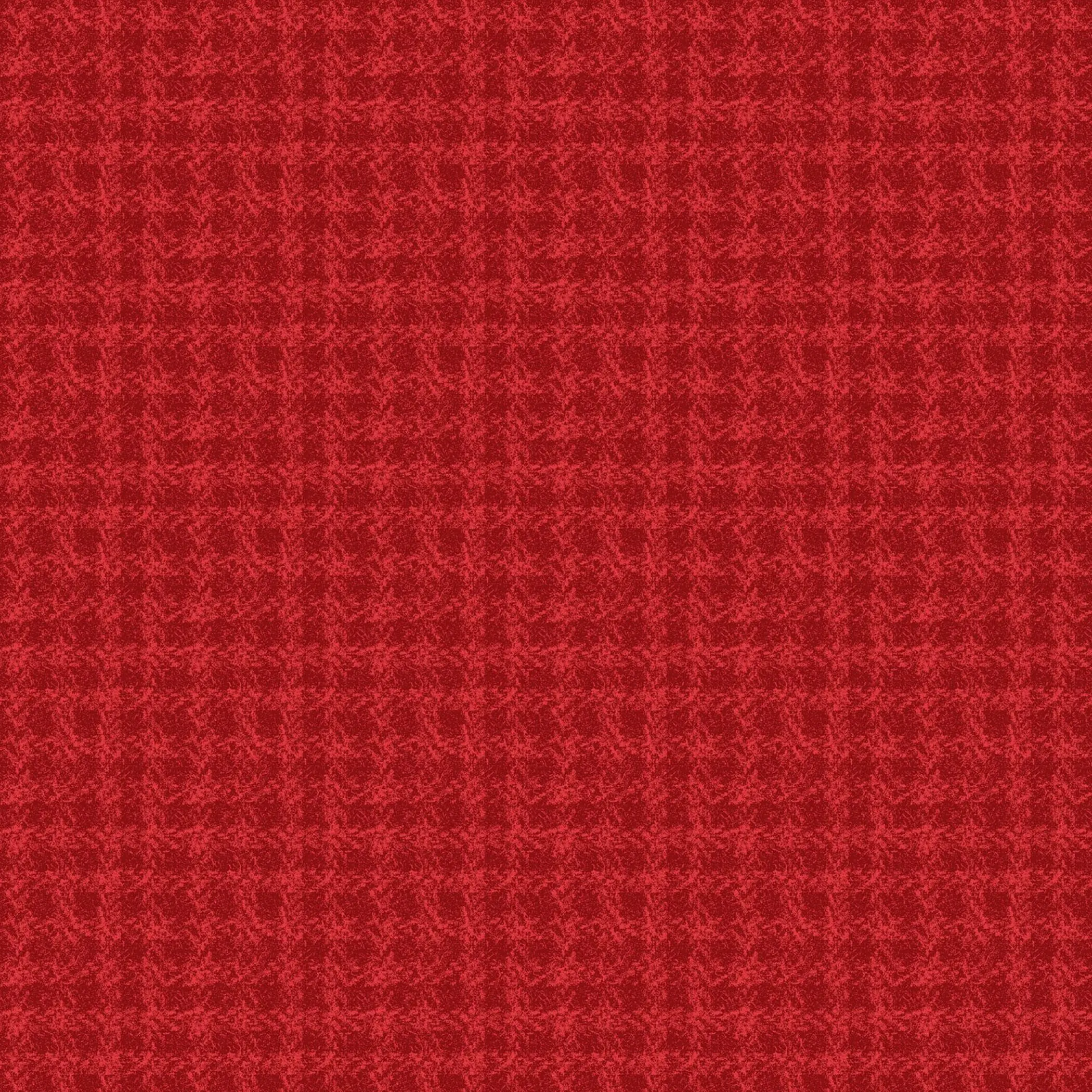 Snowtop Mountain Flannel Texture Red Fabric | Maywood Studio Christmas Flannel
