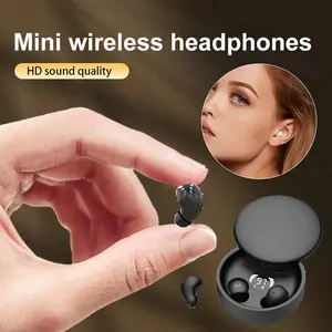 2026 Mini Invisible Headphones - Bluetooth 5.4 Wireless Earbuds, Noise Cancelling, Ultra Comfort for Sport/Gaming, 30H Playtime - Secure Fit for Running & Workout