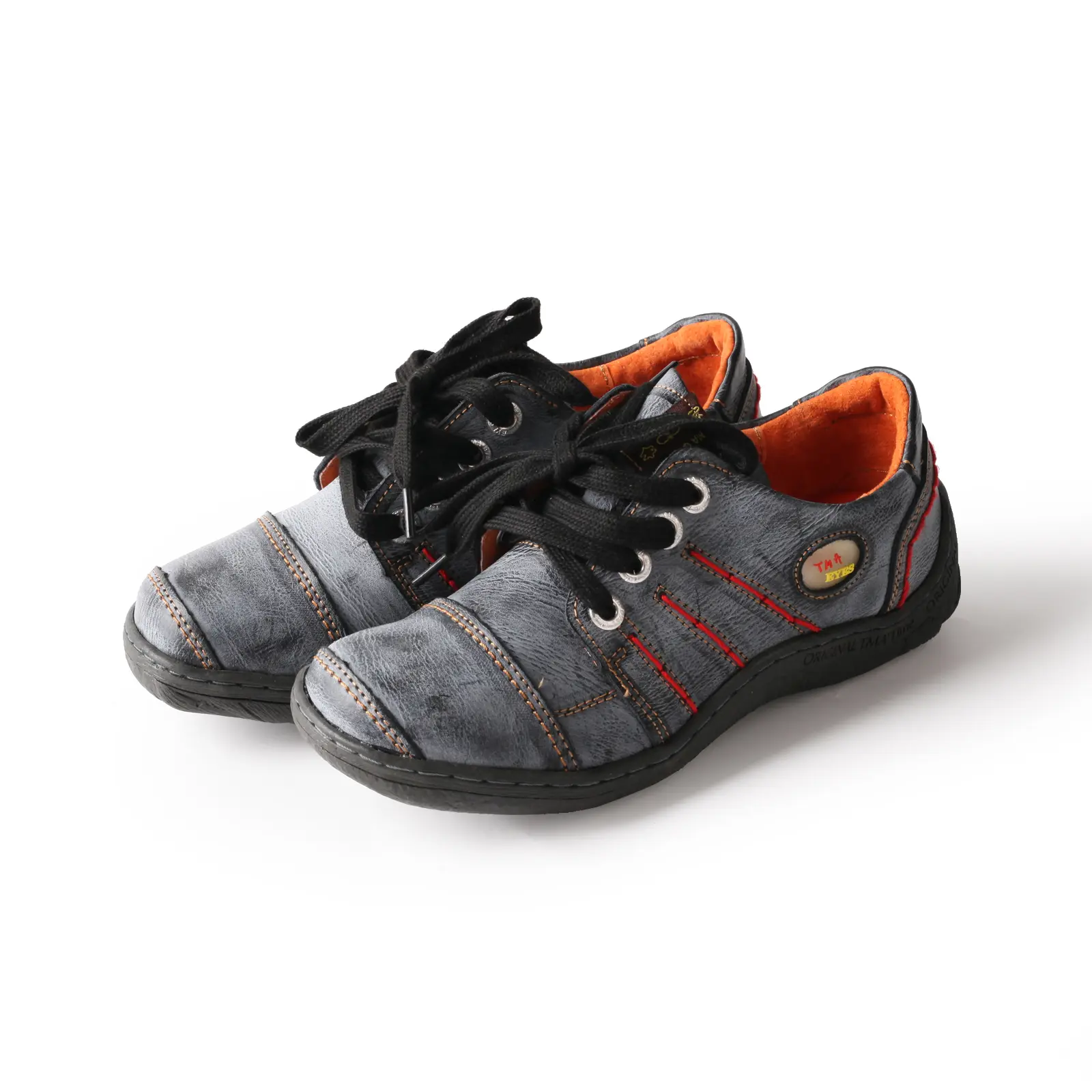 TMA EYES fashion lace up casual walking shoes women