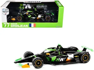 Dallara IndyCar #77 "DNS Filter" Juncos Hollinger Racing "NTT IndyCar Series" (2024) 1/18 Diecast Model Car by Greenlight