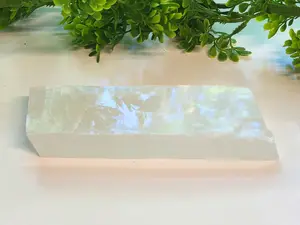 Optical Calcite Crystal | Rainbow Calcite Cube, Rainbow Crystal, Clear Calcite, Viking Sunstone, Icelandic Spar, Pathfinder, Crown Chakra