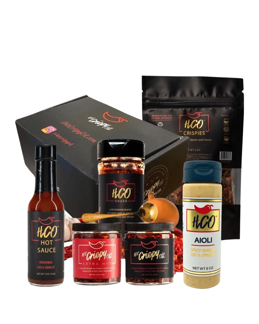 The Ultimate Gift/Fan Box- Hot Crispy Oil Sampler Box