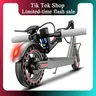 [New Year Gifts] Adult Folding Commuter Scooter - 350W Motor, 19 MPH Standard Speed, Up to 28 MPH via Bluetooth App, 12-16 Mi Range, 8.5" Solid Tires, Lightweight Modern Portable Scooter for Mobility Freedom, Lightweight Scooters