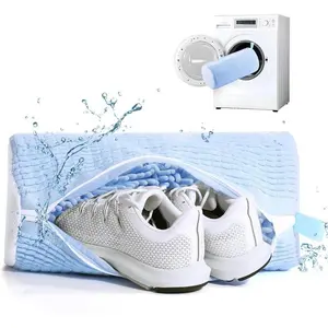 Heavy-duty Washing Machine-specific Shoe Cleaning Bag Durable Zipper,Essential Mesh Laundry Bag for Home Use | Suitable for Sneakers, Underwear, Intimate Apparel, Home Goods, Toy