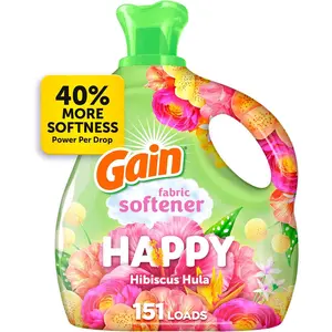 Gain Liquid Softener (Conditioner), Happy, 101 fl oz, 151 Loads