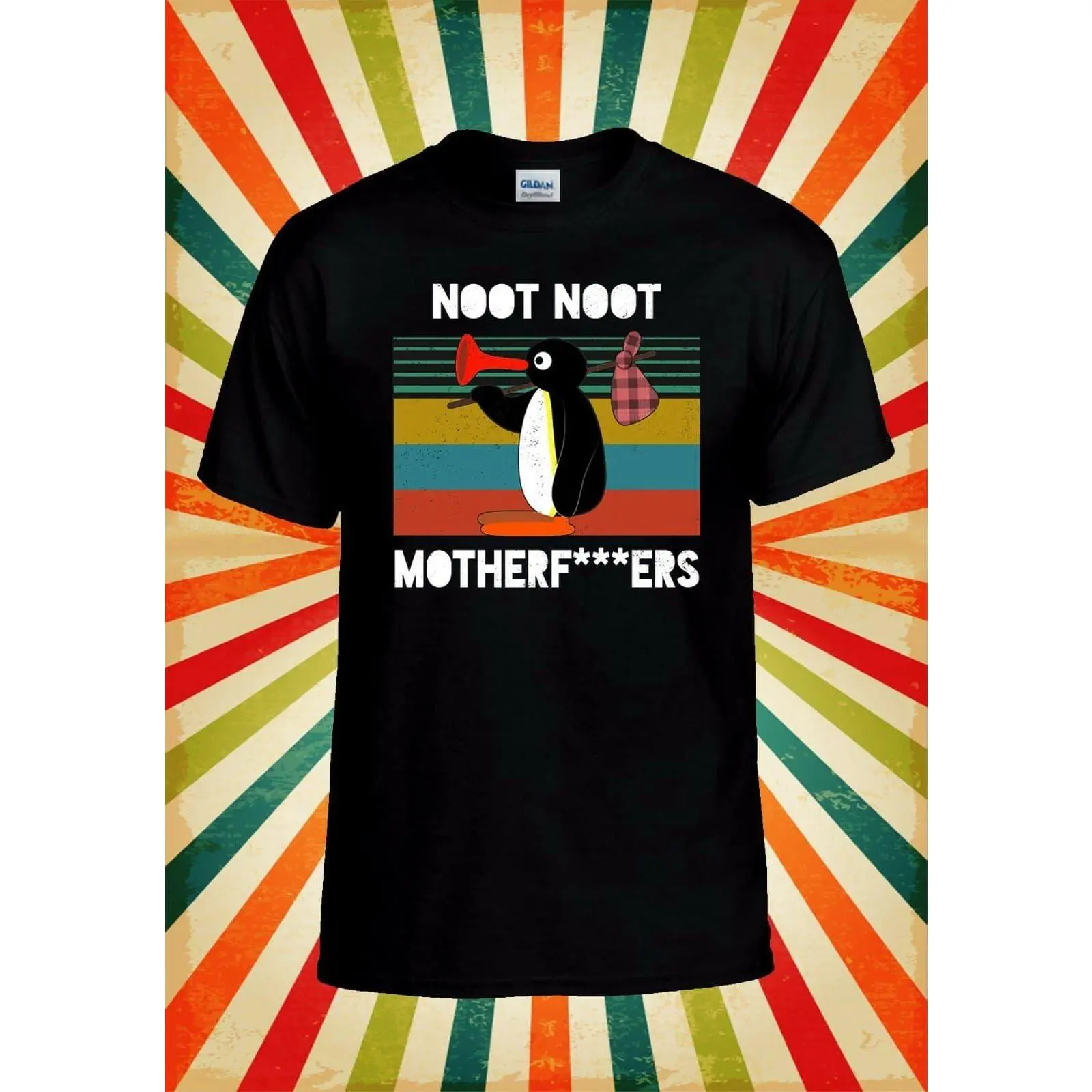 Pingu Noot Noot Motherf*ckers Rude Men Women Vest Tank Top Unisex T Shirt