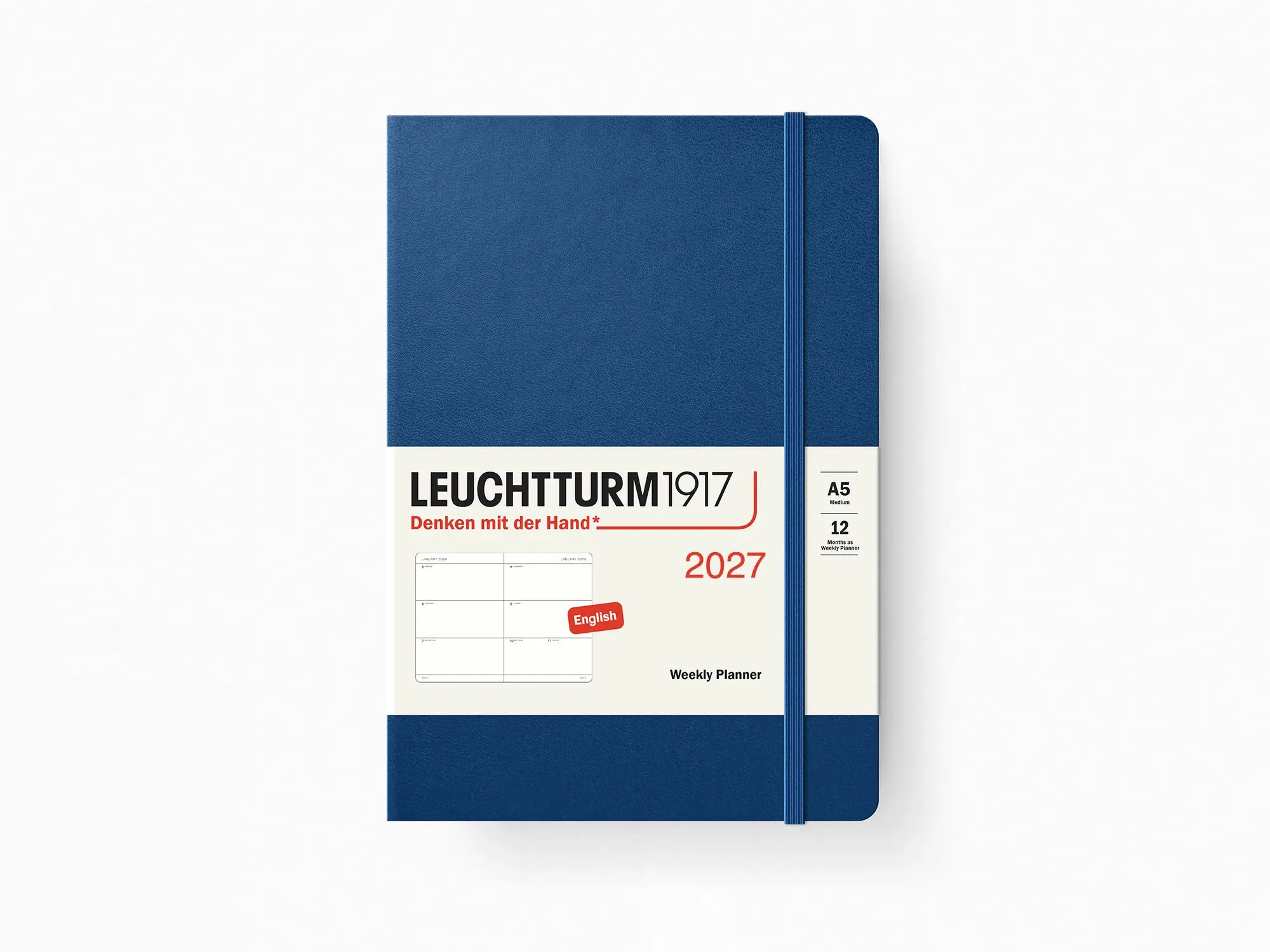 2027 Leuchtturm 1917 Weekly Planner - INDIGO
