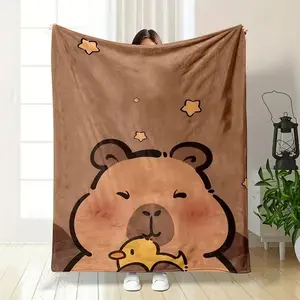 Capybara Design Cobija flannel Blanket