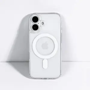 For  iPhone 17 ip17 Air 17promax 16 Pro Max 16 15 14 13 12 11 Case Clear, [Compatible with Magsafe] [Military-Grade Protection] Shockproof Slim Phone Sleeve Cases