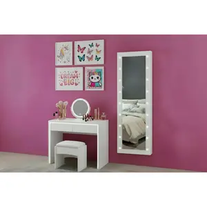 LED Jewelry Cabinet Mirror