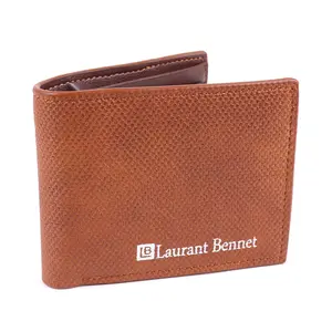Men's Bi-Fold Brown Leather Wallet