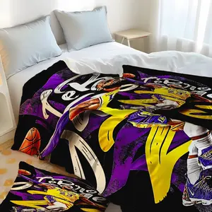 LeBron James 3-piece bedding set (1 duvet cover + 2 pillowcases, no filling) - durable material, easy-care fabric, a top choice for holiday shopping.