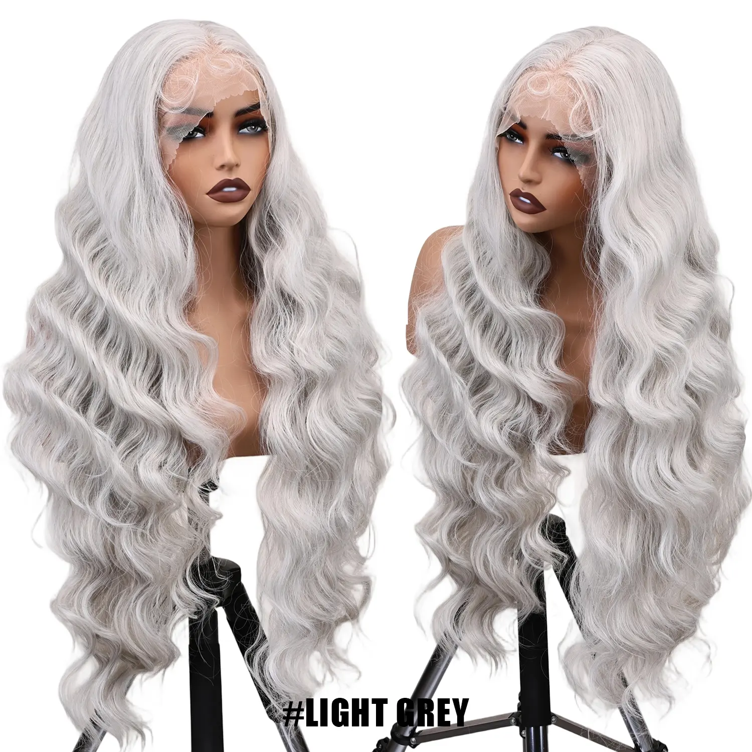 #LIGHT GREY (32" Body Wave)