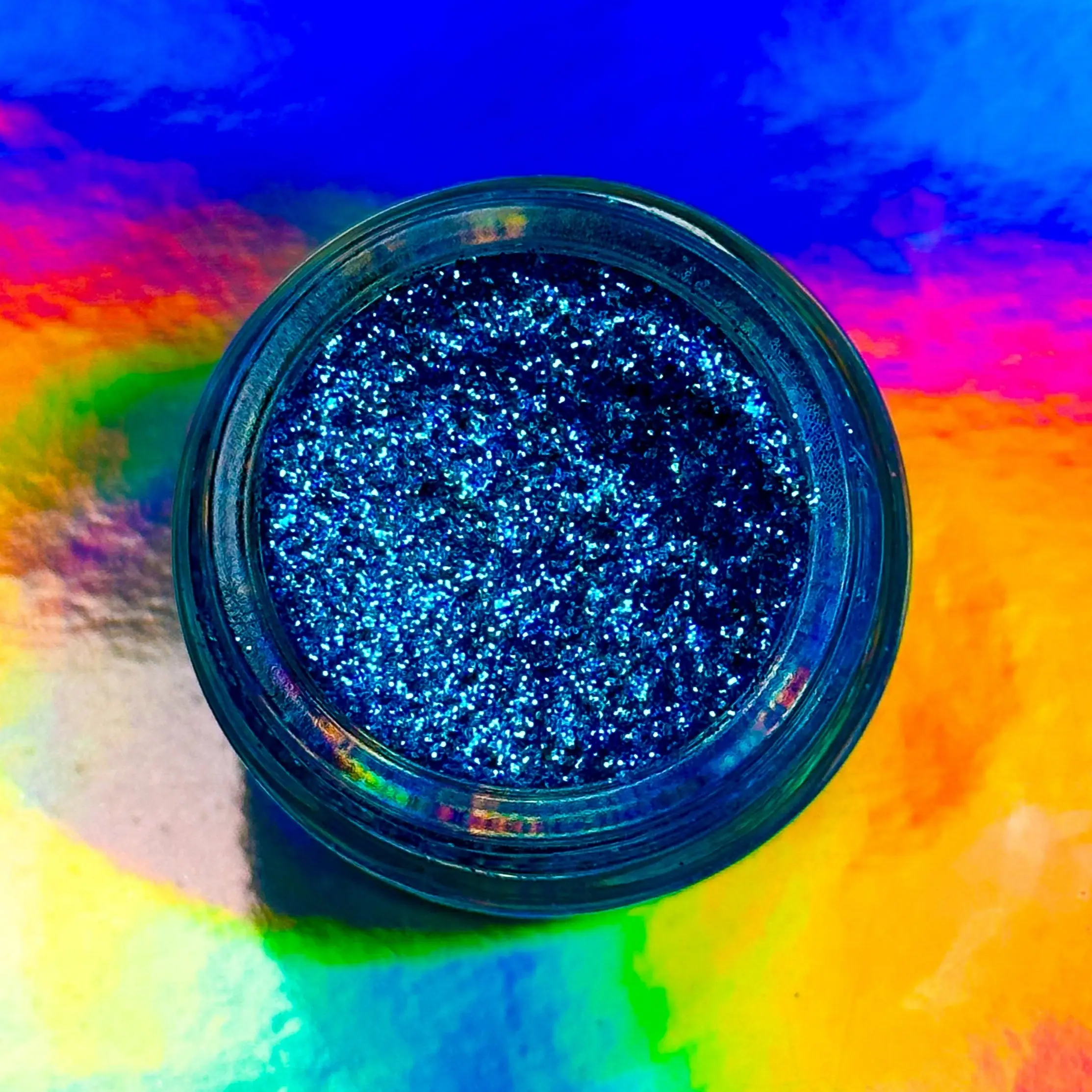 Atlantis Glitter Gel - Slayfire Cosmetics Metallic Blue Cosmetic Glitter
