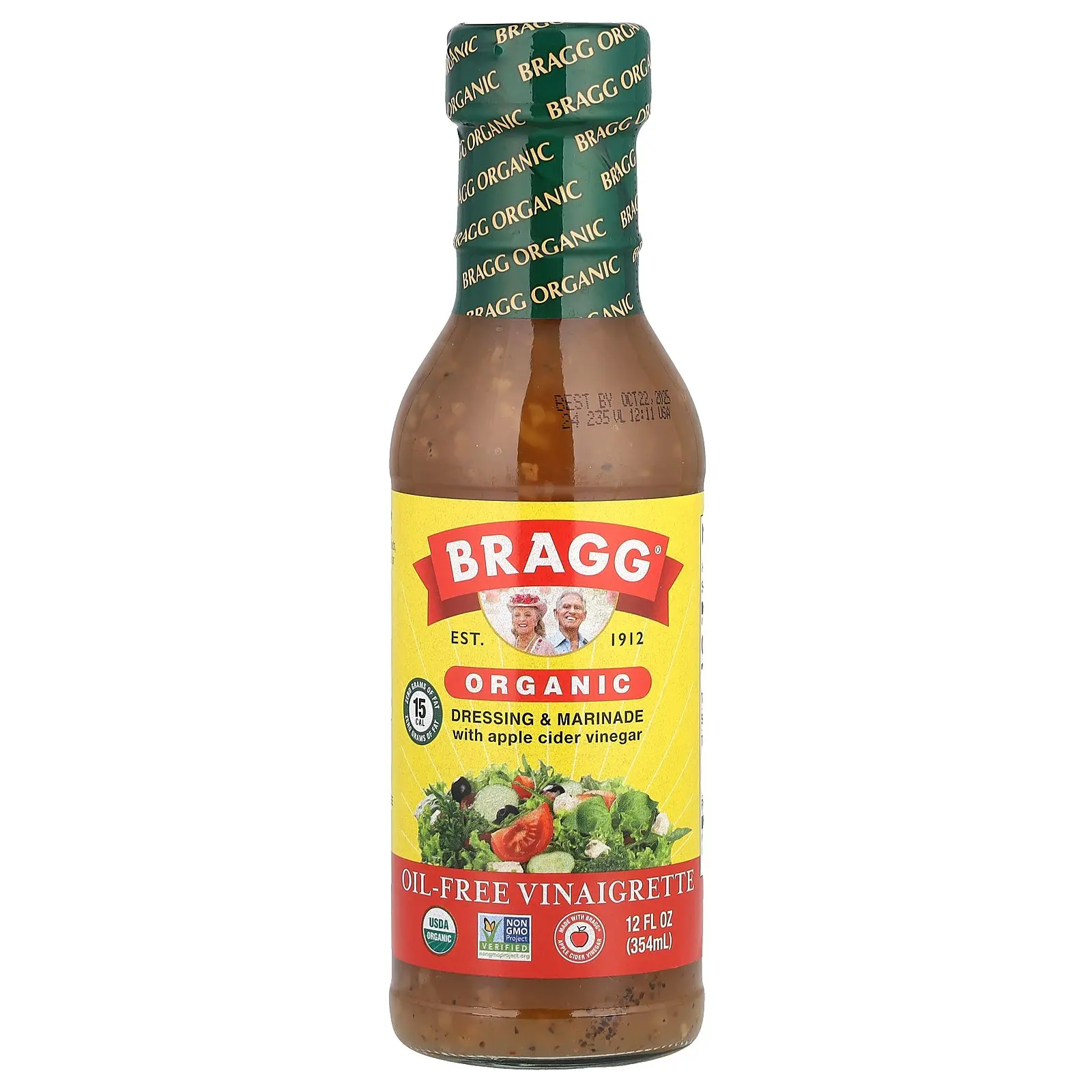 Bragg Organic Dressing & Marinade with Apple Cider Vinegar, 12 fl oz (354 ml)