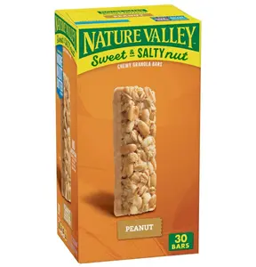 Nature Valley Sweet and Salty Granola Bars, Peanut, 30 Bars, 36 OZ