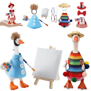 7 Inch Desk Goose Mexico Outfits Desktop Goose Clothes Accessories for Magnetic Goose Desktop Decor Holiday Gifts
