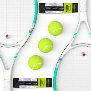Pro Tennis Racket for Adults, 2 Player 27 inch Speed Tennis Racquet Acceptable for Beginner and Professional with 3 Tennis Balls, 2 Vibration Dampes, 2 Overgrips, Tennis Bag