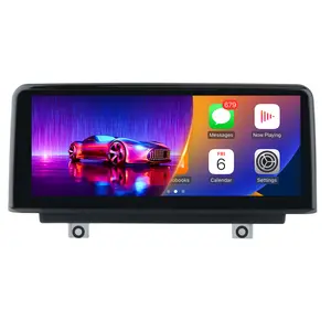 Car stereo for Series1 F20/F21 & 2 F22 & 3 F30/F31/F34/F35 & 4 F32/F33/F36 (2012-2016) touch screen has Android Auto Wireless Carplay, Bluetooth WIFI supports GPS Navigation Car Video Player Car Tv Stick