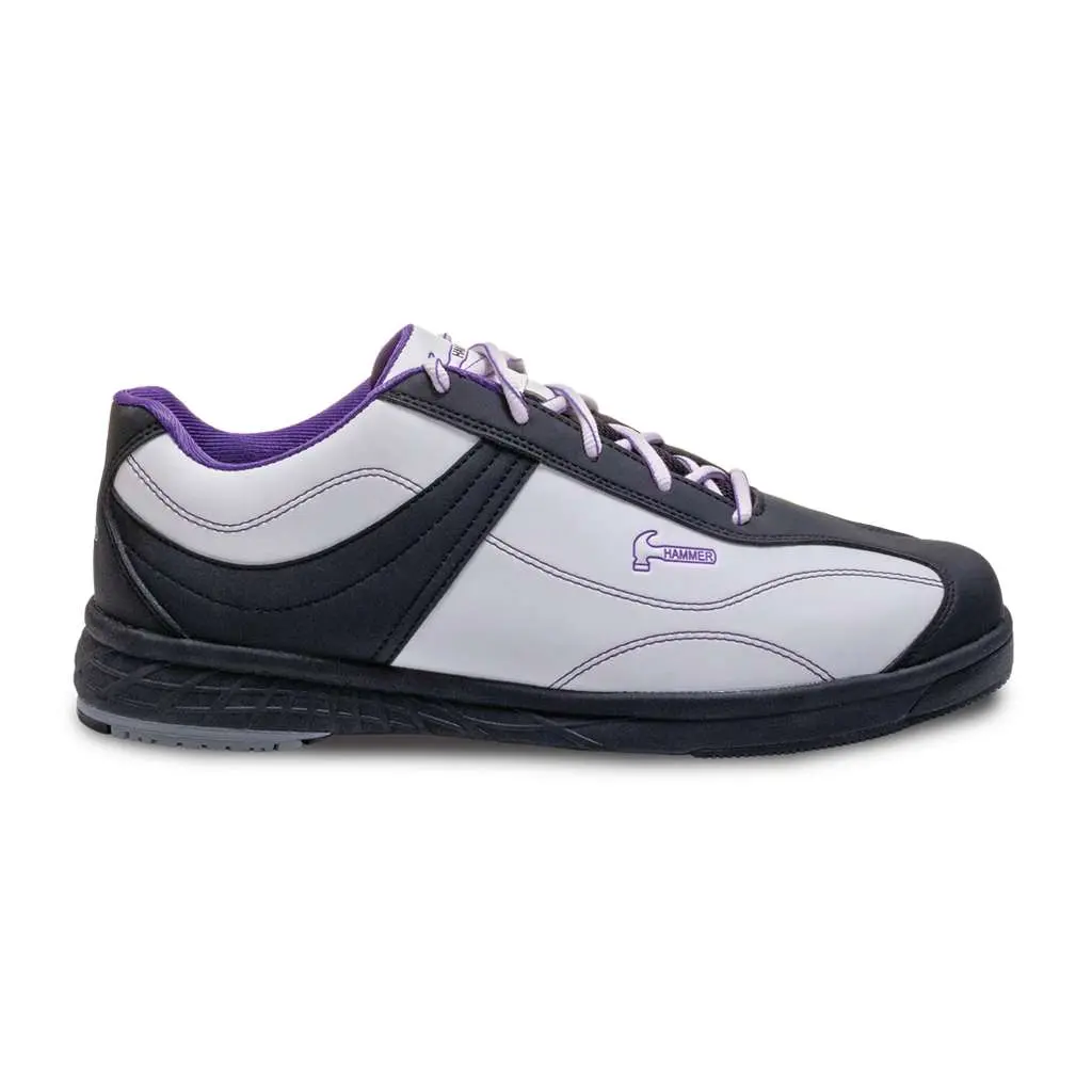 Hammer Destiny White/Black/Purple Right Hand Bowling Shoes Women, Sports Shoe