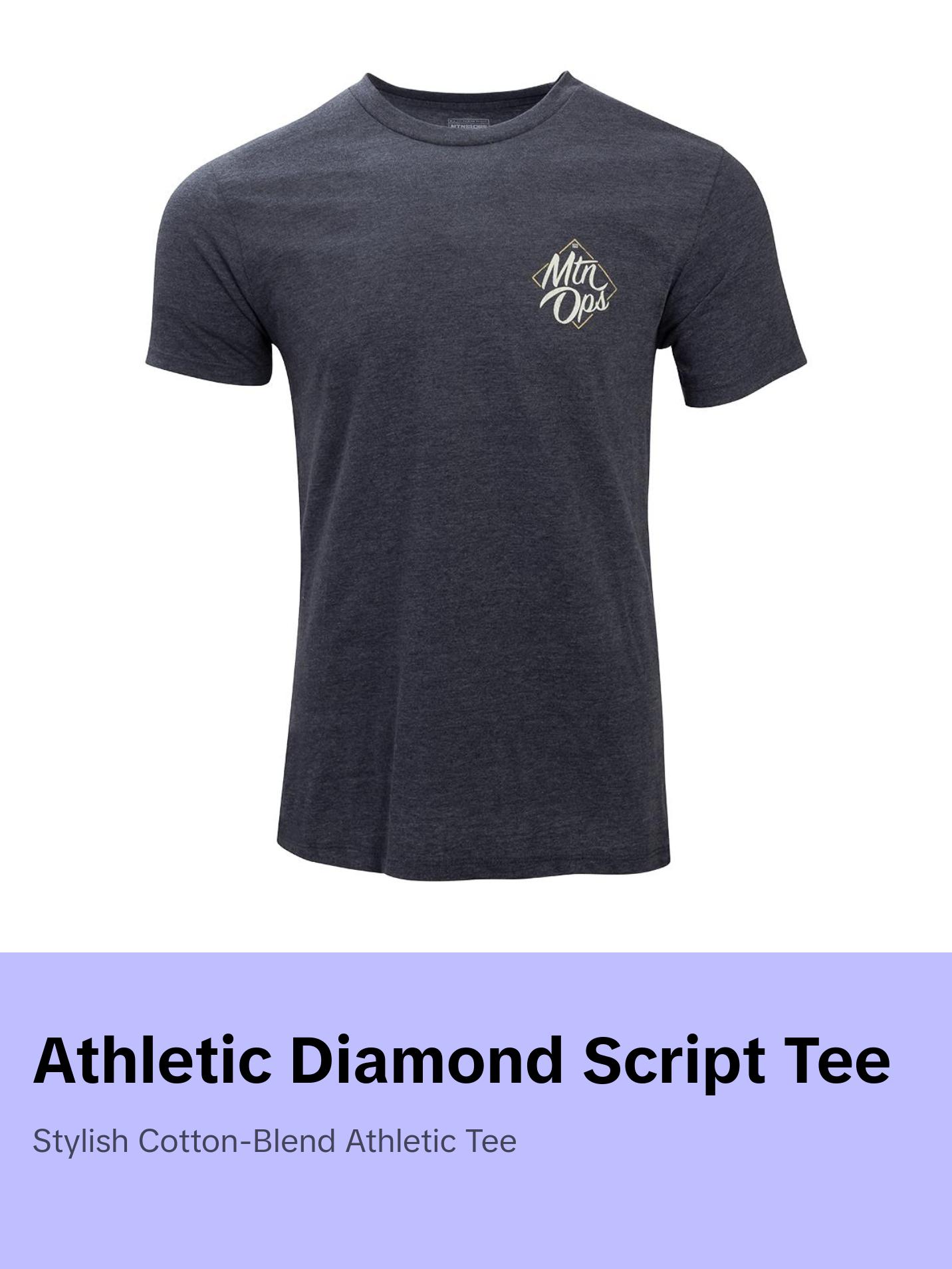 DIAMOND SCRIPT TEE