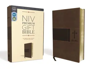 USED-Niv, Premium Gift Bible, Leathersoft, Brown, Red Letter Edition, Comfort Print by Zondervan (Imitation Leather)