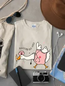 Registered Nurse Silly Goose T-Shirt, Nurse Gift, Nursing Student Shirt, Nurse Life Shirt, Pediatric Nurse Appreciation Shirt Fit Soft