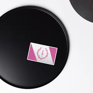 Pink & White Soulaan Heritage Fridge Magnet – African American Pride