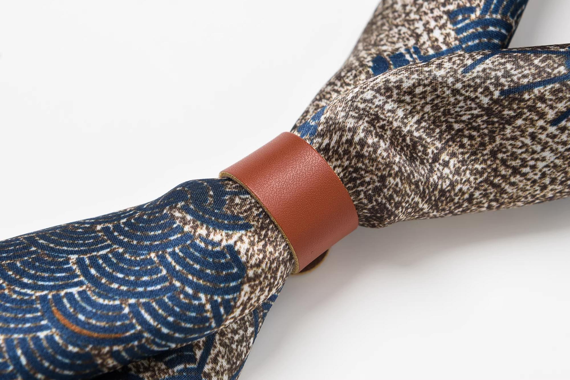 100% Mulberry Silk Genuine Silk bandana scarf Casual Workwear head scarf Japanese Retro Printed Square trending now Scarf Ameicaji Artsy Waist Scarf Versatile Chic Pocket Square easy style