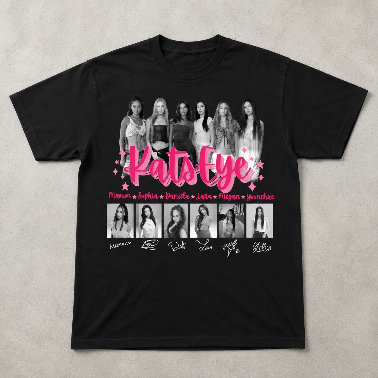 Comfort Colors Katseye Girls – Members Merch Gift, Vintage K‑Pop Graphic Top, Girl Group Fan Gift