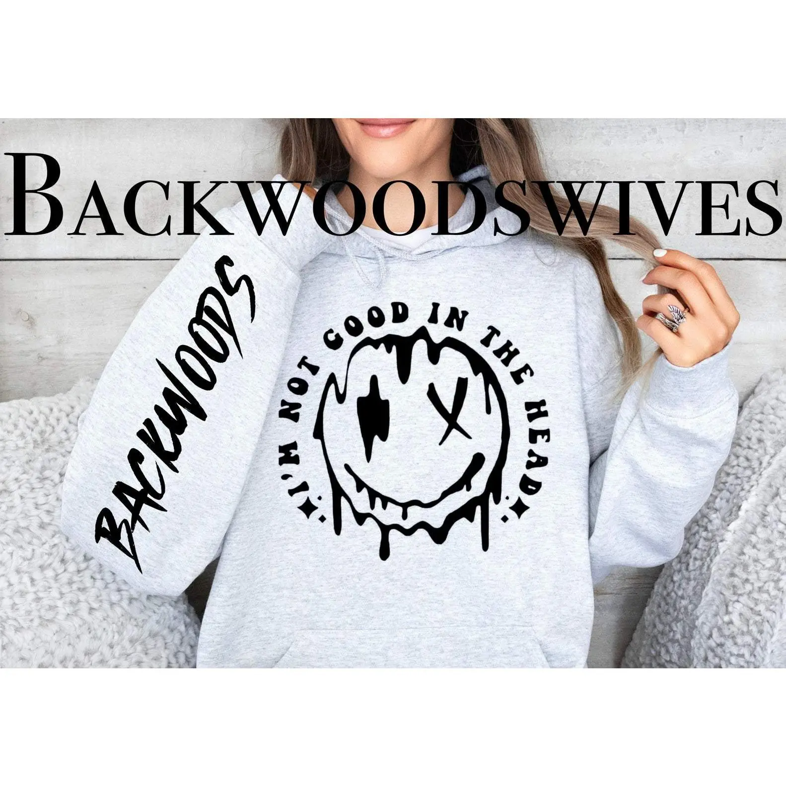 BackWoods | I’m Not Good In The Head | Graphic Hoodie | Unisex