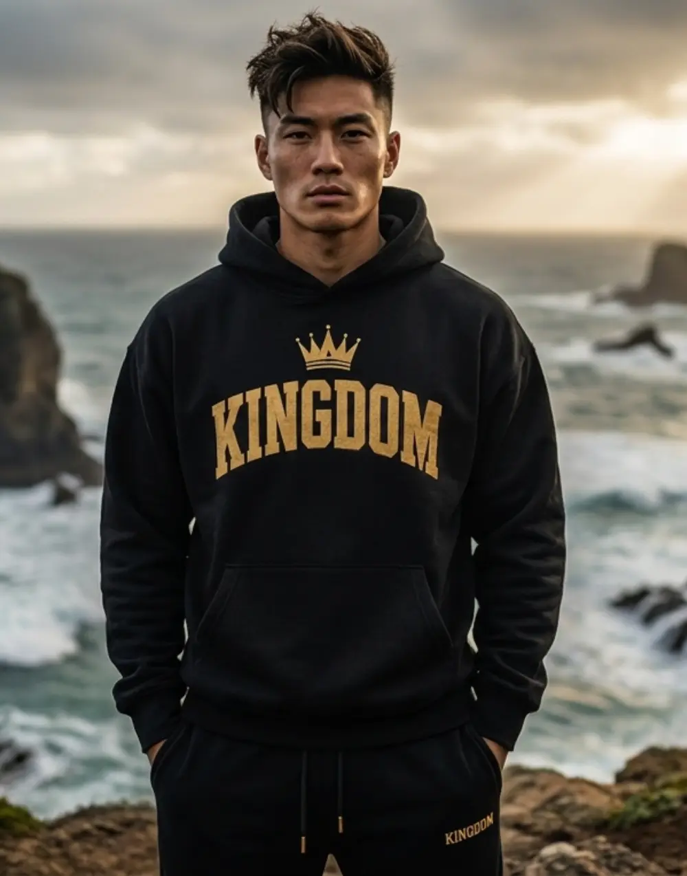 Kingdom Black Gold Hoodie