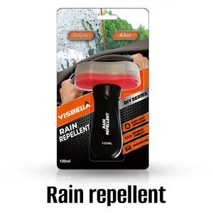 Visbella Rain Repellent for Car Windshield Waterproof Glass Coating Ultra Clear Anti-Fog & Oil Remover Improves Visibility in Heavy Rain window oil film cleaning( 100ml)