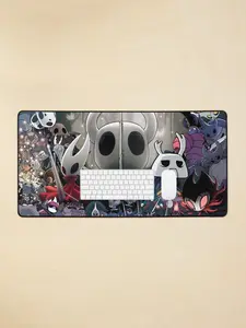 Hollow Knight Game DeskMat, Desk Mat,Gaming Keyboard Mouse Pad, Game, Anime, Desk Mat Gaming Gear for Work Game Office Home, Gift for Friends