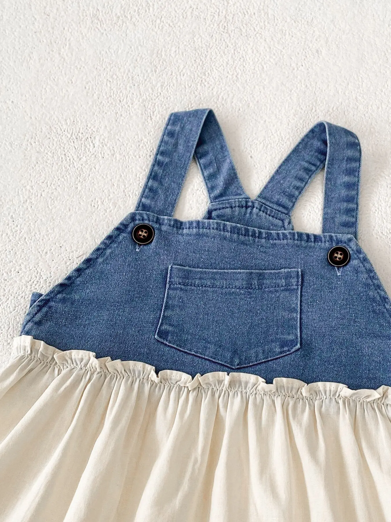 white christmas dresses Denim Delight Blue Mini Dress main image 0