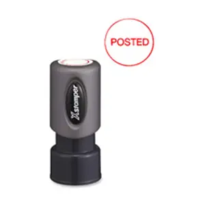 Shachihata Inc  Specialty Stamp- Pre-Inked- Posted Ink Stamp- .63 in.- RD