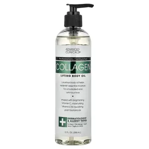 Advanced Clinicals Collagen, Lifting Body Oil, 12 fl oz (355 ml)
