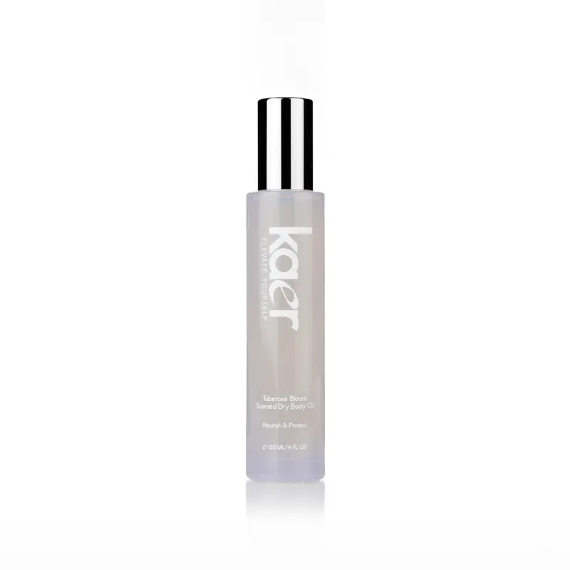 Tuberose Bloom Scented Dry Body Oil Nourishing Silky Fragrance Lemon