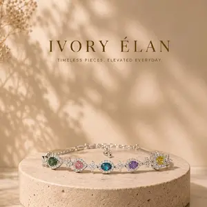 Ivory Élan Colorfull Gemstones